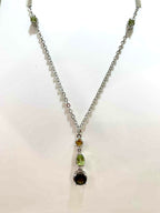 Dainty 3 Stone Drop Necklace | 2 Styles Available